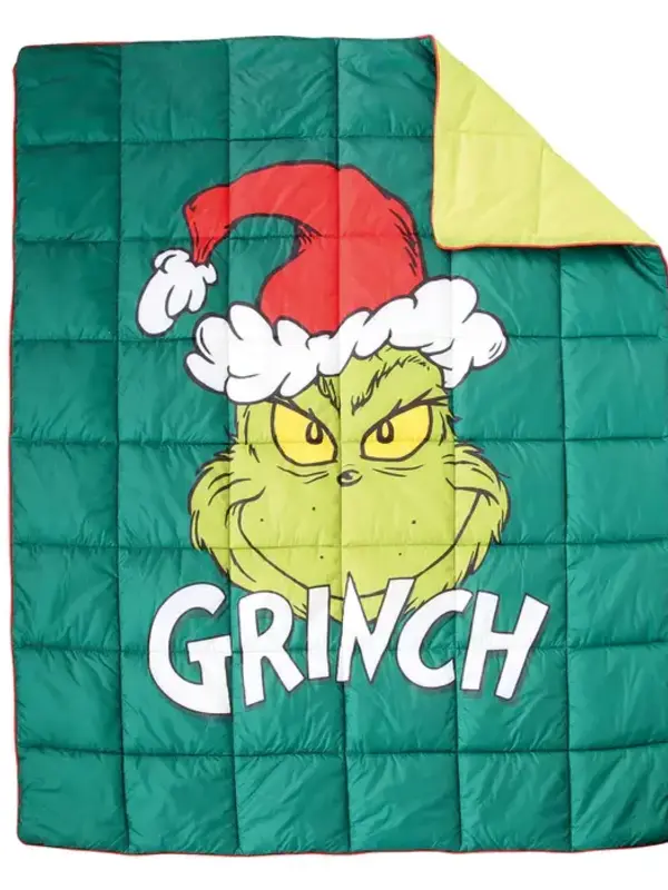 GRINCH PUFFER BLANKET
