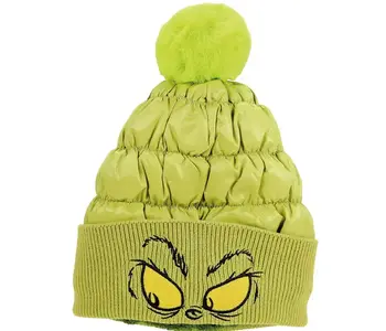 GRINCH PUFFER HAT