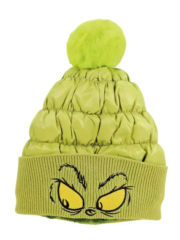GRINCH PUFFER HAT