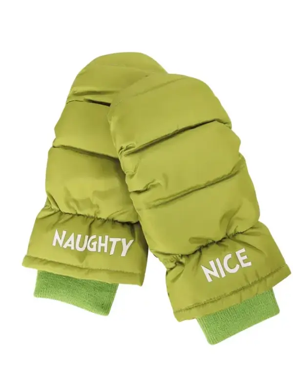 GRINCH PUFFER MITTENS