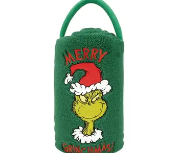 MERRY GRINCHMAS GREEN SNOWTHROW