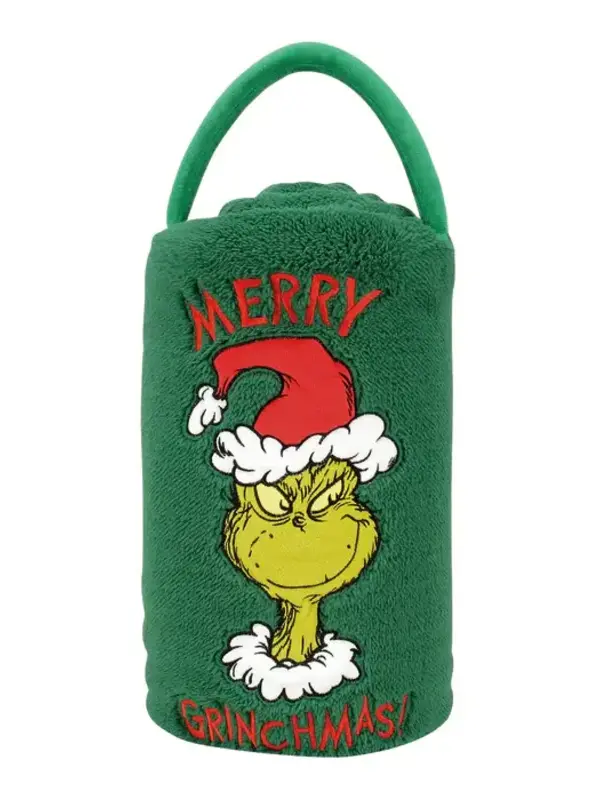MERRY GRINCHMAS GREEN SNOWTHROW