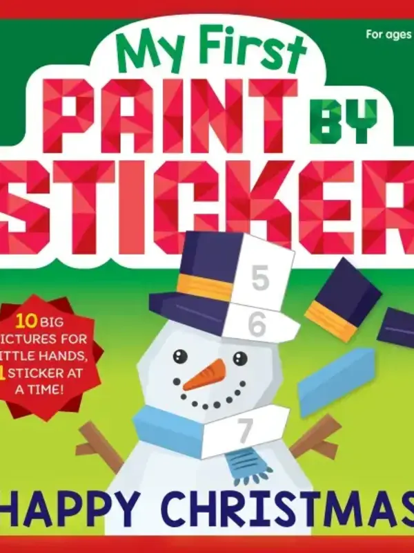 My First Paint by Sticker: Happy Christmas