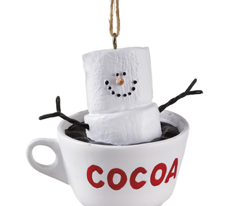 S'MORE CUP OF COCOA ORNAMENT