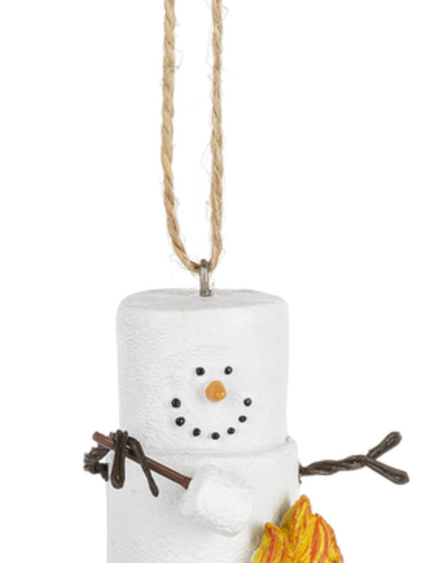 S'MORE ROASTNG MARSHMALLOW ORNAMENT