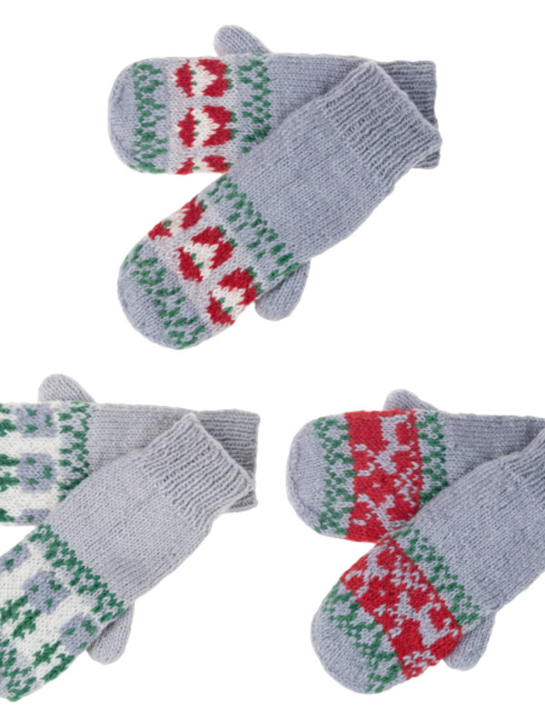 Knit Holiday Icon Mitten Pairs