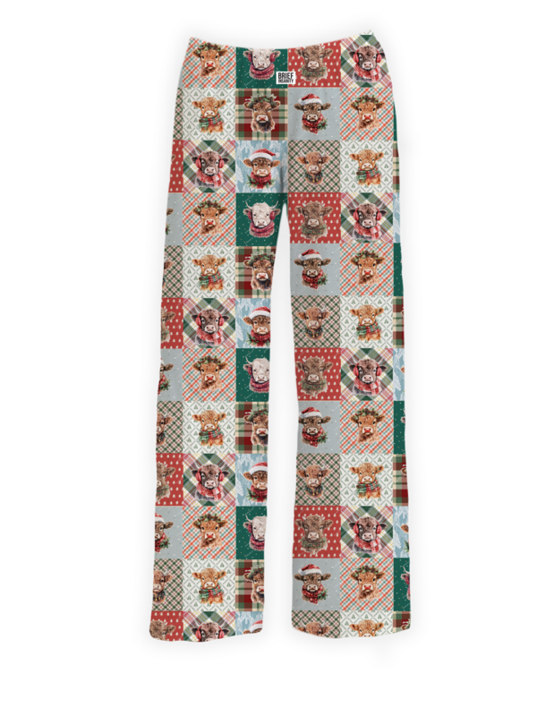 Christmas Highland Cows Lounge Pants