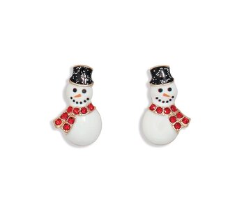 Snowman w Red Crystals