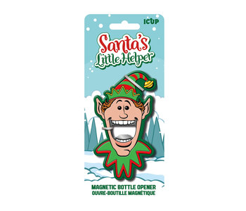 Santa's Little Helper Christmas Bottle Opener