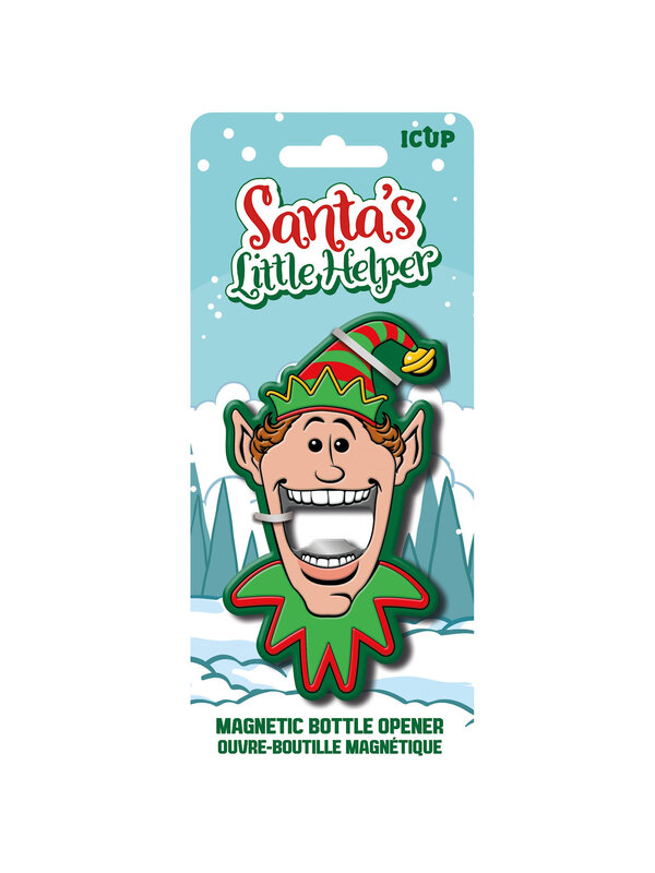 Santa's Little Helper Christmas Bottle Opener
