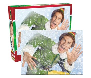 Elf 1000 Piece Glitter Snow Jigsaw Puzzle