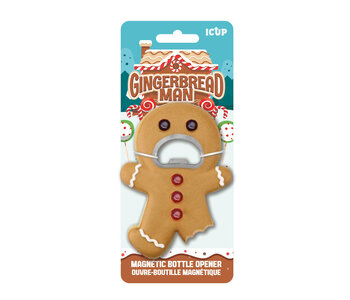 Gingerbread Man Christmas Bottle Opener