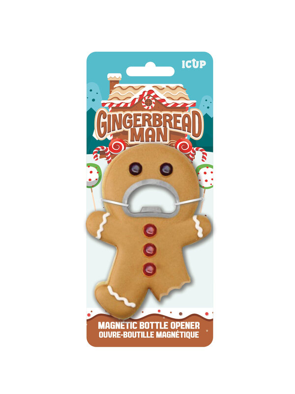 Gingerbread Man Christmas Bottle Opener