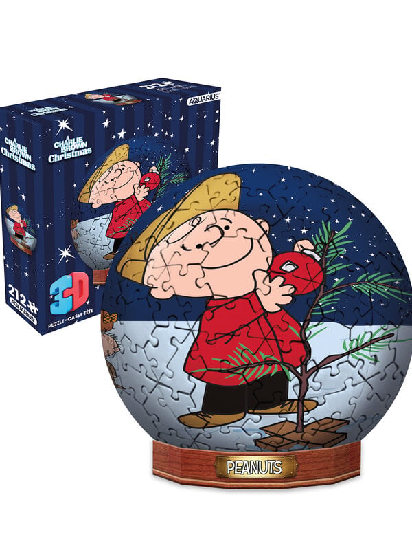 Peanuts Charlie Brown Christmas Sphere Jigsaw Puzzle