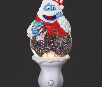 7.75"H SWIRL BUMBLE NIGHT LIGHT WITH SWIVEL PLUG