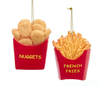 Fries and Nuggets Ornaments