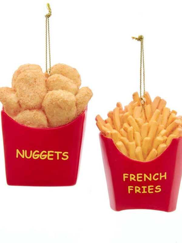 Fries and Nuggets Ornaments