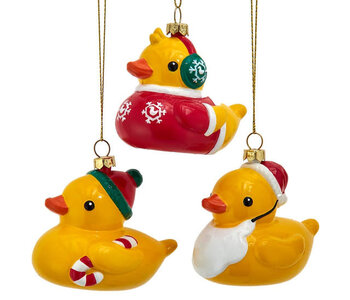 Christmas Rubber Duck Ornaments