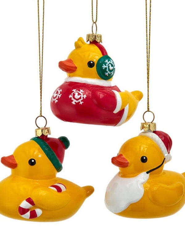 Christmas Rubber Duck Ornaments