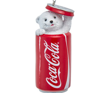 Coca-Cola® Polar Bear In Can Ornament