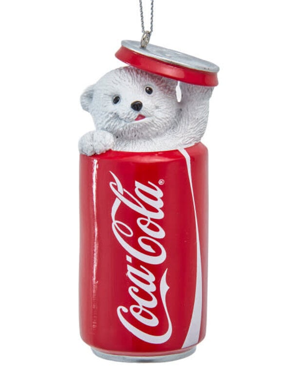 Coca-Cola® Polar Bear In Can Ornament