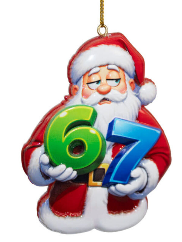 Santa 6-7 Ornament