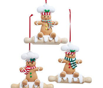 Gingerbread Chef Ornaments
