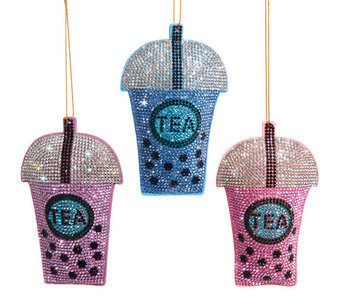 Bedazzled Collection™ Bubble Tea Ornaments