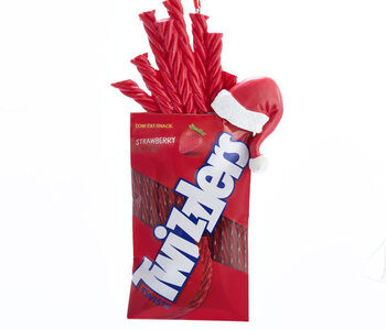 Hershey's™ Twizzlers With Santa Hat Ornament