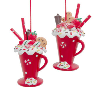 Red Candy Cup Ornaments