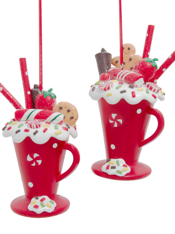 Red Candy Cup Ornaments