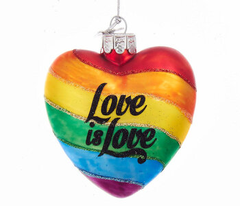 Noble Gems™ Pride Rainbow Glass Ornament
