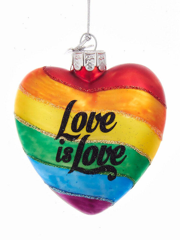 Noble Gems™ Pride Rainbow Glass Ornament