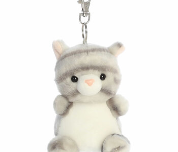 4" SILVER KITTY CLIP-ON