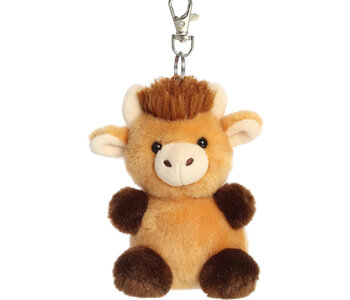 4" HUBERT HIGHLAND COW CLIP-ON