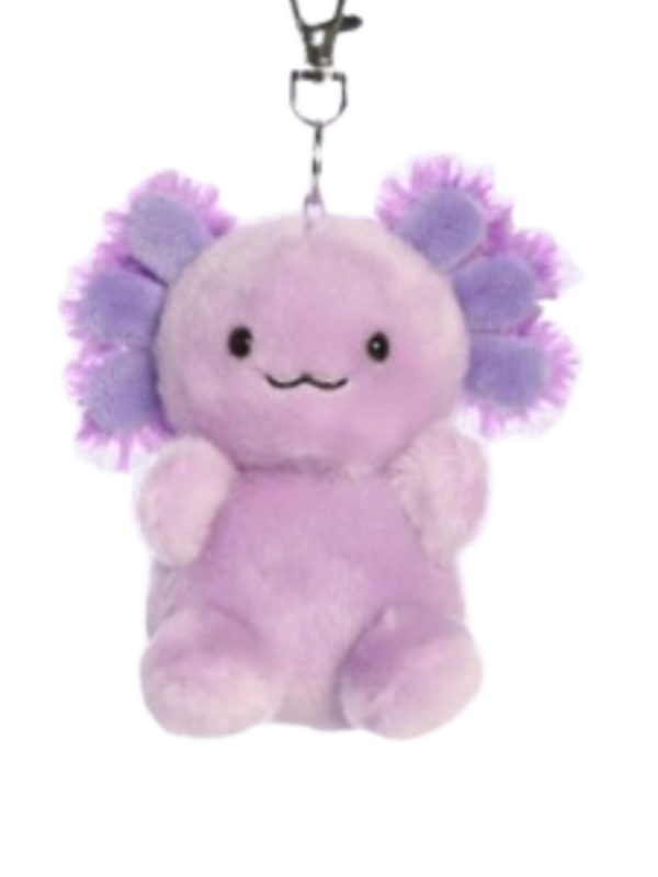4" XAVIER PURPLE AXOLOTL CLIP-ON