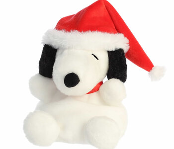 5" SANTA SNOOPY PALM PALS