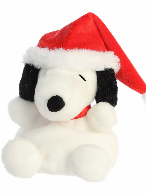 5" SANTA SNOOPY PALM PALS