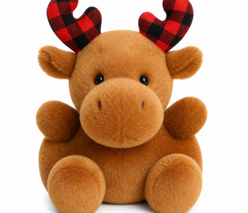 5" CLOVE PLAID MOOSE