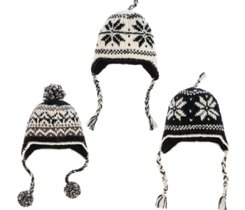Nordic Knit Hats w/Tassel