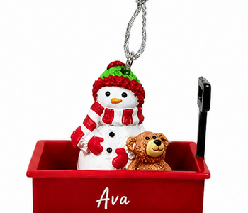 WAGON ORNAMENT-AVA