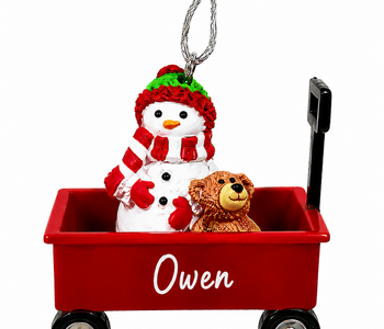WAGON ORNAMENT-OWEN