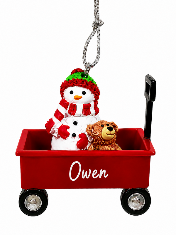 WAGON ORNAMENT-OWEN
