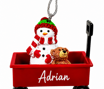 WAGON ORNAMENT-ADRIAN