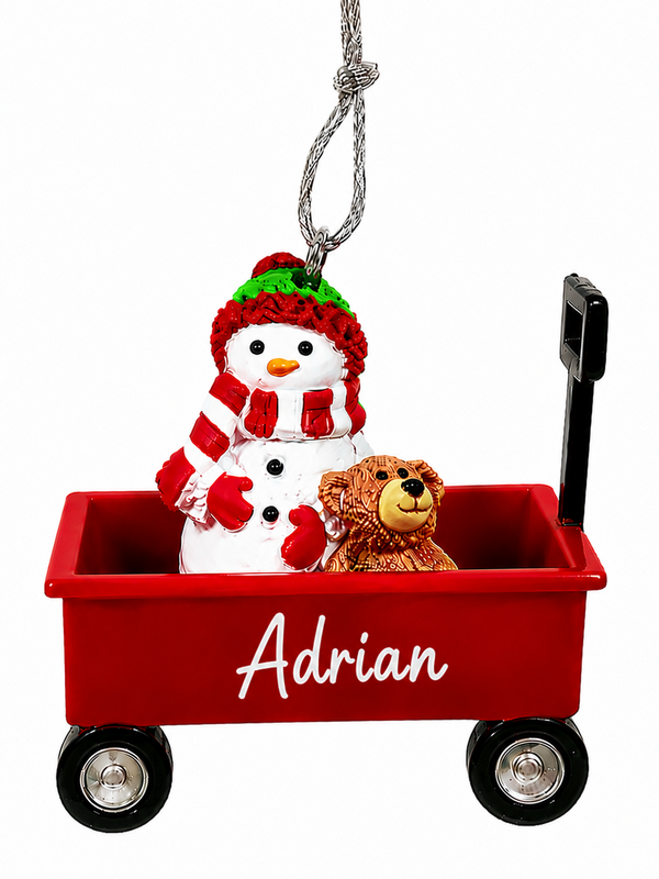 WAGON ORNAMENT-ADRIAN
