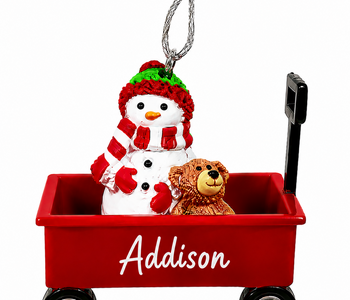 WAGON ORNAMENT-ADDISON