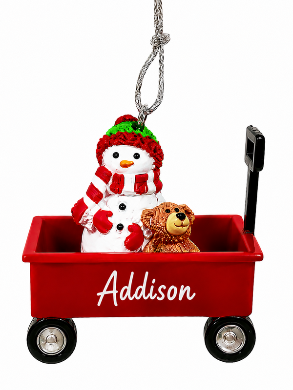 WAGON ORNAMENT-ADDISON