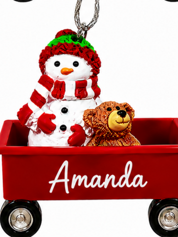 WAGON ORNAMENT-AMANDA