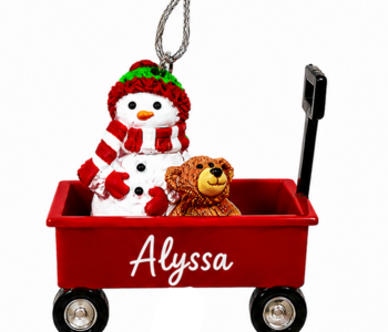 WAGON ORNAMENT-ALYSSA