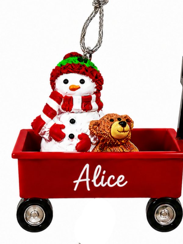 WAGON ORNAMENT-ALICE